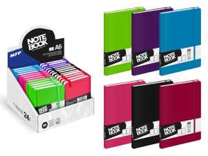 MFP Notizbuch Gummiband A6 lin 100 S Farbwahl nicht möglich
