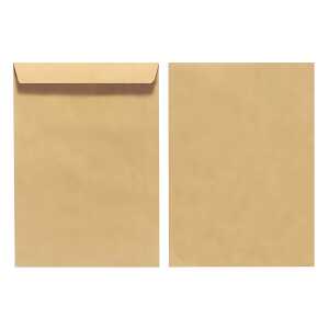 HLZ Versandtaschen B4 nk ohne Fenster , braun - 5er Pack