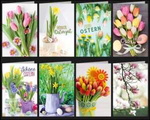 SKOR Ostern Glückwunschkarten - sortiert 1St