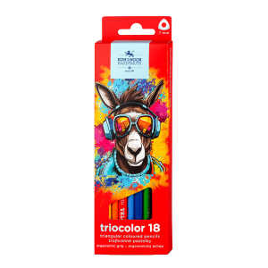 KOH Buntstifte Schule DONKEY Triocolor 18er