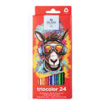 KOH Buntstifte Schule DONKEY Triocolor 24er