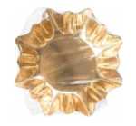 HEKU Weihnachts-Teller Sternform goldØ 29 cm, im...