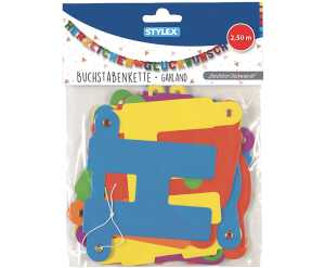 STY Girlande Buchstabenkette "Herzlichen Glückwunsch" 2,5 m