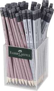 Faber Castell Bleistift Grip 2001 Radierer B Köcher 1x72