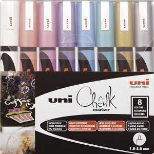 Faber Castell Marker UNI CHALK PWE-5M 1,8-2,5 mm met 8er
