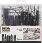 Faber Castell Marker UNI POSCA Spitzenset schwarz