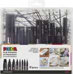 Faber Castell Marker UNI POSCA Spitzenset schwarz