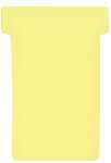 Einsteckkarten gelb Größe 3 125x77mm