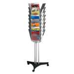 Paperflow Prospekthalter PM024TT.01 24Fächer grau