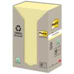 Post-it Haftnotiz Recycling Notes 653-1T 38x51mm ge 24x100Bl