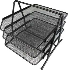 Ablage 3-fach Metall schwarz 4012086010053