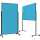 magnetoplan Moderationstafel VarioPin 1181204 Filz sw/türkis