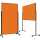 magnetoplan Moderationstafel VarioPin 1181244 Filz sw/orange