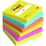 Post-it Haftnotiz Notes Energetic 654-TFEN 76x76mm 6x100Bl
