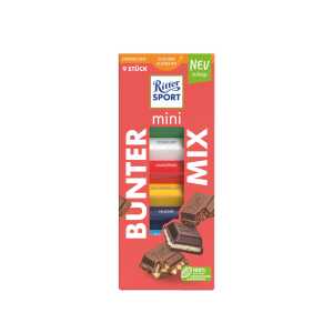 Ritter Sport Schokolade Mini Bunter Mix 1378C sort 150g