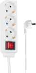 Hama Steckdosenleiste 00137322 3fach 1,4m Schalter ws