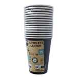 15 Becher 0,2 l Ø 7 cm9,7cm schwarz
