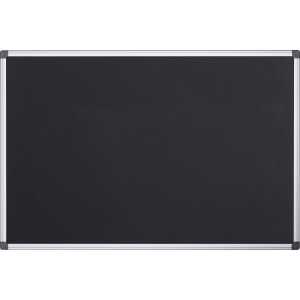 Bi-office Pinnwand Maya FA3809170 Aluminiumrahmen Filz 120x120cm sw