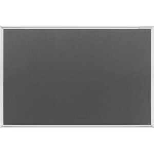 magnetoplan Textilpinnwand SP 1412001 120x90cm grau