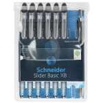 Schneider Kugelschreiber Slider Basic XB Rave 6er Etui +...