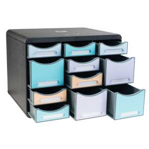 Store Box Multi 11L Aquarel sort