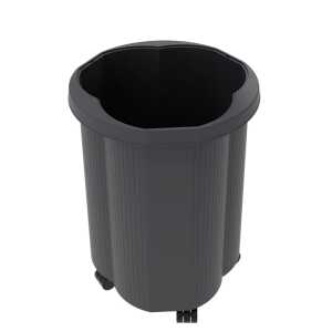 Mülleimer TRI-BIN 50L Schwarz