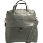 Rucksack Exactive Leder Zinngrau