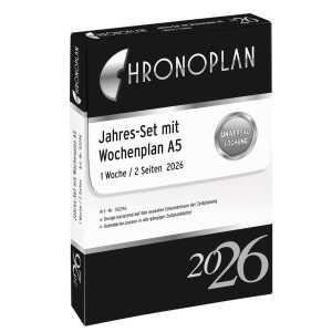 Chronoplan Jahresset 50296 148,5x210mm 1W/2S