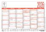 2026 Zettler Arbeitstagekalender A6