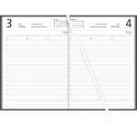 2026 Zettler Buchkalender 1T/1S Recycling schwarz