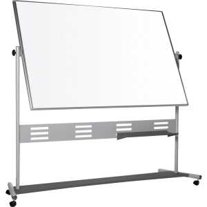 Bi-office Whiteboard QR5404GR mobil drehbar emailliert 150x120cm