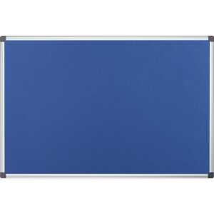 Bi-office Pinnwand Maya FA0543170 Aluminiumrahmen Filz 120x90cm blau