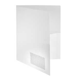 FolderSys Broschürenmappe 10008-10 DIN A4 PP Klarsichttasche weiß