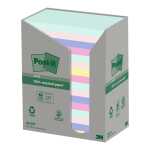 Post-it Haftnotiz Recycling 655-1RPT 127x76mm sort 16x100Bl