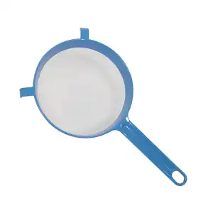 axentia Passiersieb blau/weiss 18cm