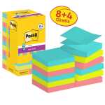 Post-it Haftnotiz Super Sticky R330-SSCOS-P8+4 76x76mm...
