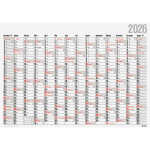 2026 Glocken Plakatkalender 98x68,5cm 14Monate