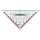 RUMOLD Geometriedreieck 10151 25cm Kunststoff rauchgrau