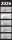 2026 ADINA Fünfmonatskalender schwarz 110x33cm Tagesanzeiger Blockform
