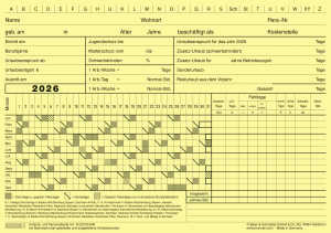 2026 Brunnen Urlaubskarten A5 quer gelb 100 Stück