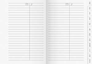 BRUNNEN Registerheft 10x14cm fürKalender