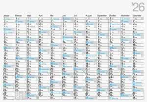 2026 Brunnen Plakatkalender 701 02 980×680 mm