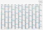 2026 Brunnen Plakatkalender 701 02 980×680 mm