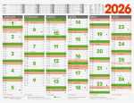 2026 Brunnen Tafelkalender XL 4061947141764