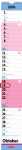 2026 Brunnen Streifenkalender 130×910 mm rot
