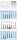 2026 Brunnen 3-Monatskalender blau 320×740 mm