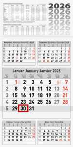 2026 Brunnen 5-Monatskalender 300×585 mm