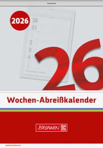 2026 Brunnen Abreißkalender Nr. 25 105×146 mm