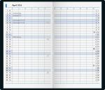 2026 Brunnen Taschenkalender 750 A6 blau