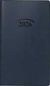 2026 Brunnen Taschenkalender 751 A6 dunkelblau